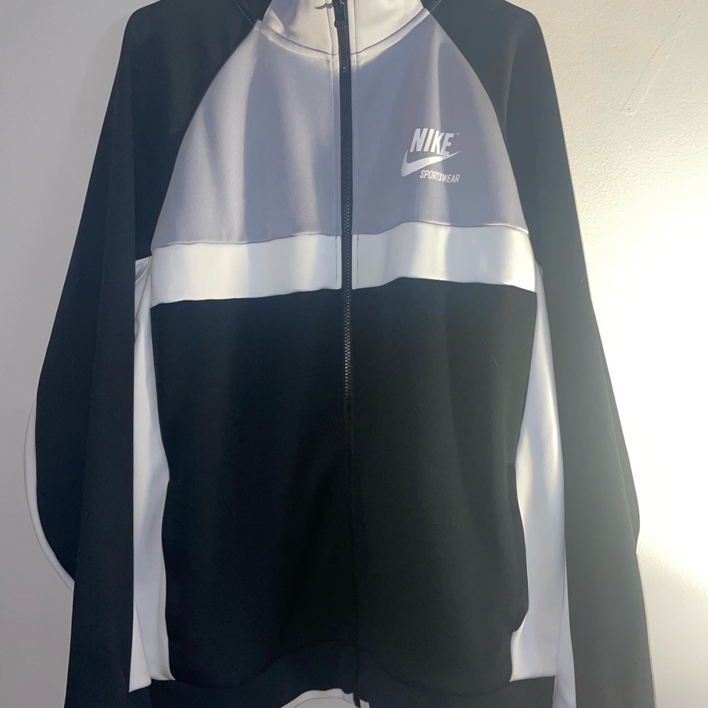 Nike Sportswear Black and White Jacket